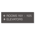 2-Line Directional Sign