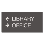 2-Line Directional Sign