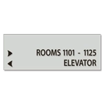 2-Line Directional Sign (Extended Width)