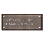 2-Line Directional Sign (Extended Width)