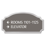 2-Line Directional Sign