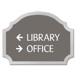 2-Line Directional Sign