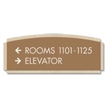 2-Line Directional Sign