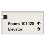 2-Line Directional Sign