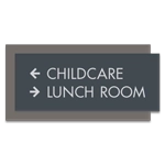 2-Line Directional Sign
