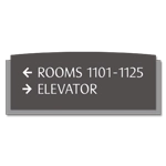 2-Line Directional Sign