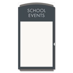 2-Line Informational Sign w/ Insert Window
