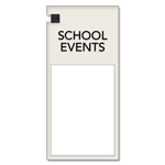 2-Line Informational Sign w/ Insert Window