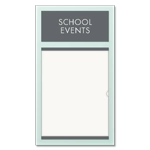 2-Line Informational Sign w/ Insert Window