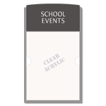 2-Line Informational Sign w/ Insert Window