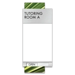 2-Line Meeting Room w/Insert Window & Sliding Panel