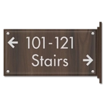 2-Line Perpendicular Overhead Sign