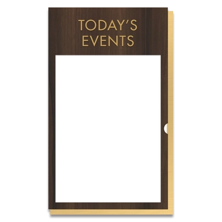 2-Line Today's Event Sign w/ Insert Window