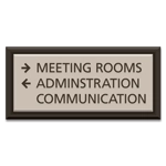 3-Line Directional Sign