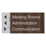 3-Line Directional Sign