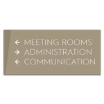 3-Line Directional Sign