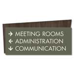 3-Line Directional Sign