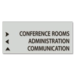 3-Line Directional Sign
