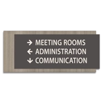 3-Line Directional Sign