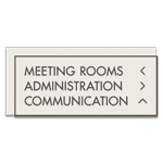 3-Line Directional Sign