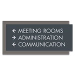 3-Line Directional Sign
