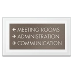 3-Line Directional Sign