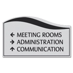 3-Line Directional Sign