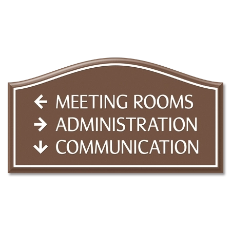 3-Line Directional Sign