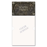 3-Line Informational Sign w/ Insert Window