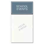 3-Line Informational Sign w/ Insert Window