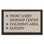 4-Line Directional Sign