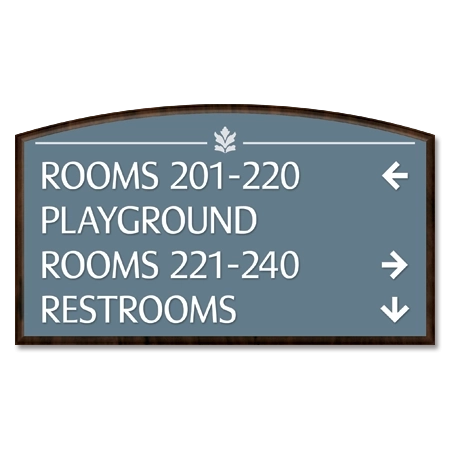 4-Line Directional Sign