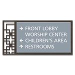 4-Line Directional Sign