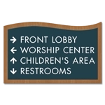 4-Line Directional Sign