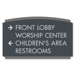 4-Line Directional Sign