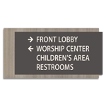 4-Line Directional Sign