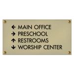 4-Line Directional Sign