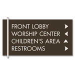 4-Line Directional Sign