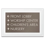 4-Line Directional Sign