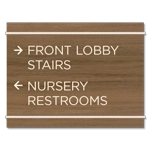 4-Line Directional Sign