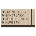 4-Line Directional Sign
