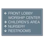 5-Line Directional Sign