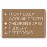 5-Line Directional Sign