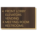 5-Line Directional Sign
