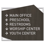 5-Line Directional Sign