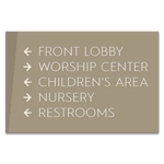 5-Line Directional Sign