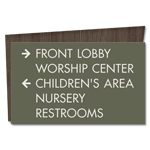 5-Line Directional Sign