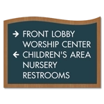 5-Line Directional Sign