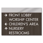 5-Line Directional Sign