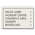 5-Line Directional Sign